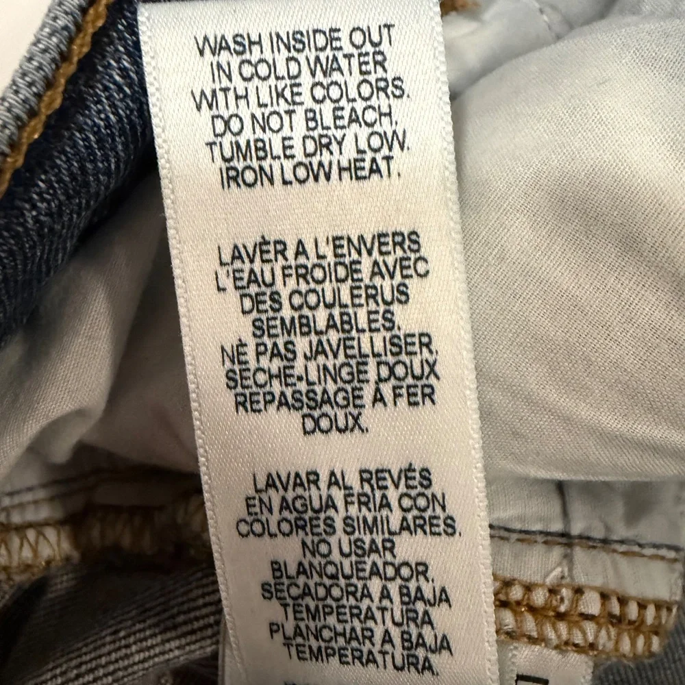 Frame Le Nouveau Straight Leg Raw Hem Jeans Women’s Sz 28 Medium Wash - Picture 7 of 11